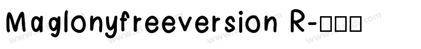 Maglonyfreeversion R字体转换